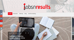Desktop Screenshot of jobsnresults.com