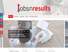 Tablet Screenshot of jobsnresults.com
